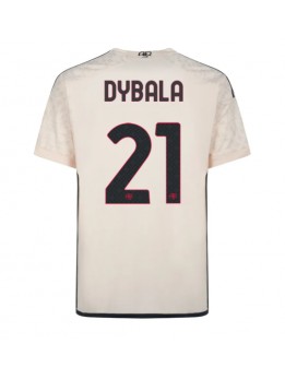 Billige AS Roma Paulo Dybala #21 Bortedrakt 2023-24 Kortermet